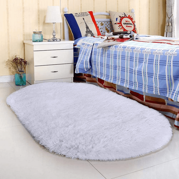 Grey Noahas Ultra Soft Fluffy Bedroom Rugs Kids Room Carpet Modern Shaggy Area Rugs Home Decor 2.6' X 5.3' Grey Noahas Ultra Soft Fluffy Bedroom Rugs Kids Room Carpet Modern Shaggy Area Rugs Home Decor 2.6' X 5.3'